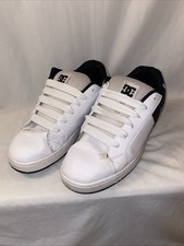 DC Court Graffik 300529 Mens White Leather Skate Sneakers Shoes 11.5