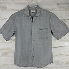 VINTAGE 90S GUESS JEANS MEN'S SIZE SMALL Cotton Short Sleeve Button Shirt EUC .