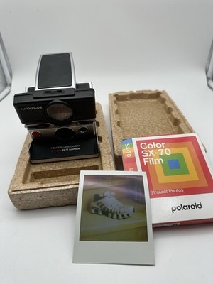 Polaroid SX-70 Time-Zero Autofocus Funktionstüchtig mit einem Leeren Film 