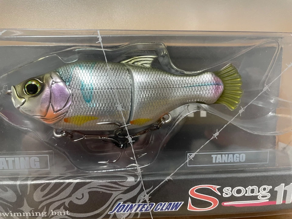 GAN CRAFT S-SONG 115 Flotante #01 Tanago Swimbait Glidebait Garra Articulada Sin Usar Foto 2 de 4
