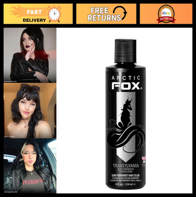 Vegan Semi-Permanent Hair Color Dye - Cruelty-Free, 8 Fl Oz, Transylvania Shade