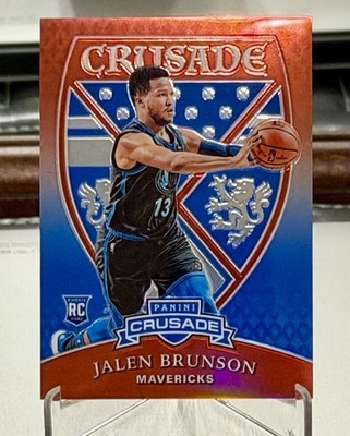 2018-19 Jalen Brunson Panini Crusade Red Prizm Holo /149   Rookie