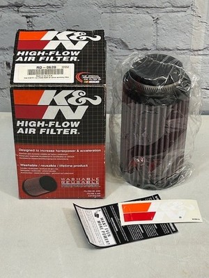 K&N Universal Clamp-On Air Filter For 2-1/4FLG, 3-1/2OD, 6H RD-0620