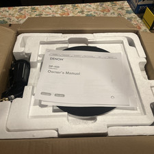 Denon DP-400 Hi-Fi Turntable W/Upgraded Cartridge. Piano Black