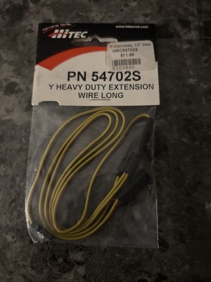 (B1) 12'' Heavy Duty Y-Harness Hitec RC HRC54702S