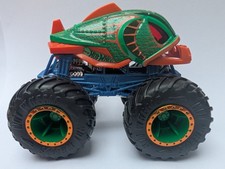 Monster Jam Hot Wheels Piran-ahhhhDie Cast Truck 1:64 Piranha Fish Green Orange