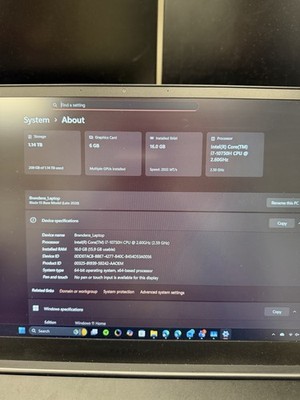 Razer Blade 15 Gaming Laptop   GTX 1660 Ti, 16GB RAM, 1TB SSD   Great Condition
