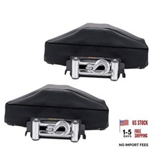 Winch Cover,Heavy Duty UV-resistant Waterproof Winch Protective Cover with