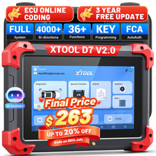 XTOOL D7 V2.0 Bidirectional OBD2 Diagnostic T...