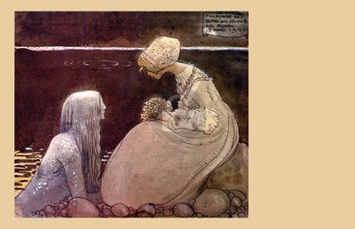 John Bauer, Sjoekungen (1911) *Art Postcard NEW