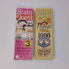 Brain Quest 3rd Grade Deck 1  Deck 2 Ages 8 - 9 Workman