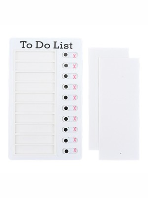 Nagelneu Merktafel Notiztafel Kreativ Wiederverwendbare Checkliste
