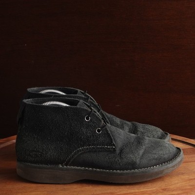 UGG Boots Mens SZ 7 Black Camino Chukka Suede Ankle Casual Contemporary Modern