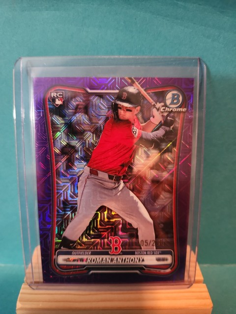 2026 Bowman Chrome Roman Anthony Purple Mojo Refractor/250 Boston Red Sox RC