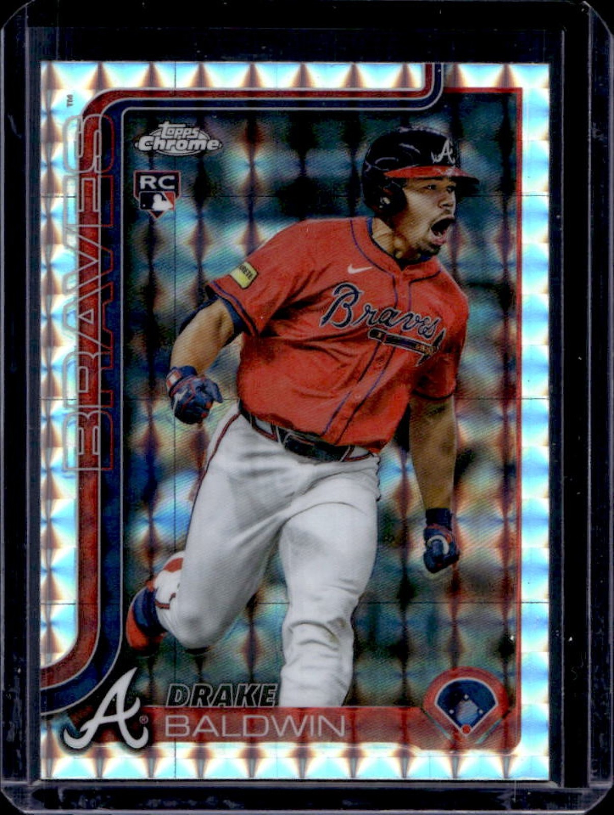 2025 Topps Chrome Update Drake Baldwin RC Geometric Refractor #USC96 Braves