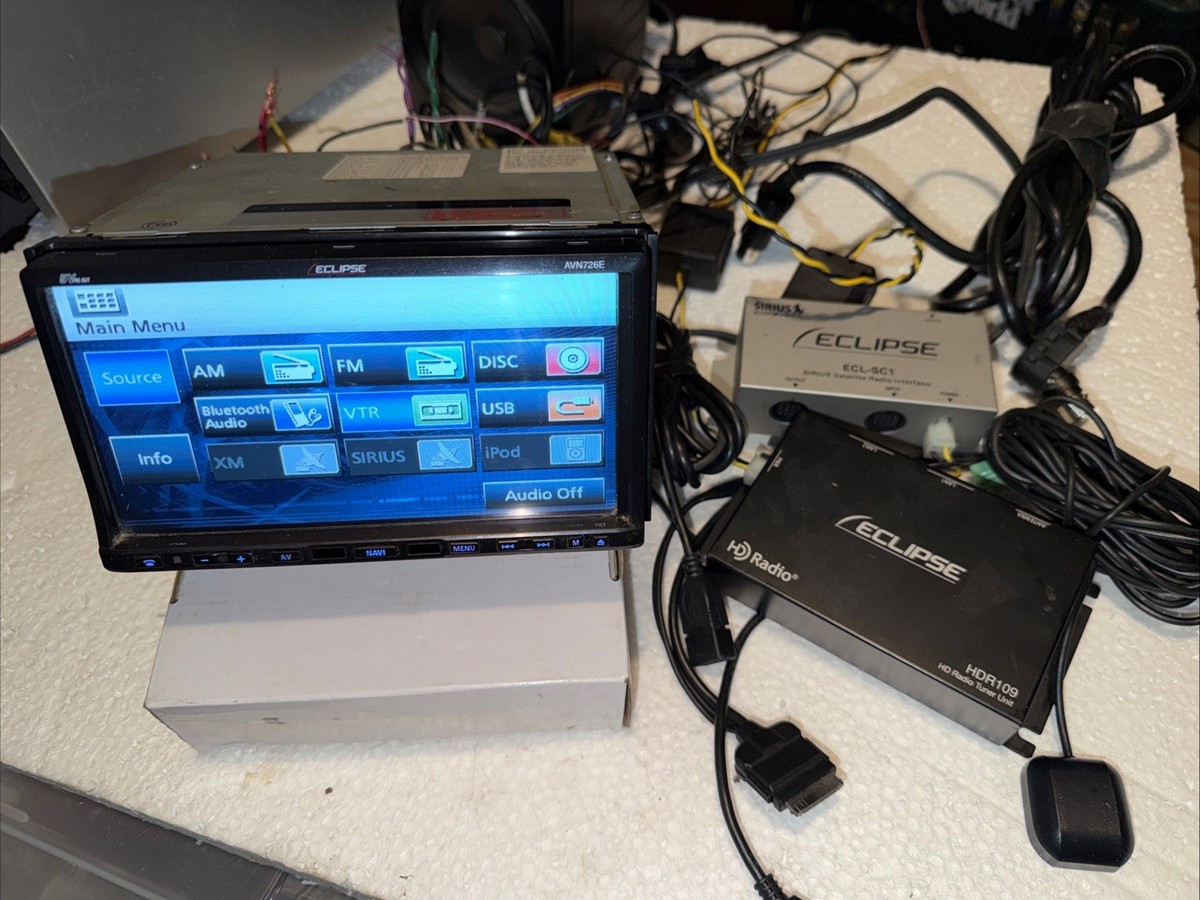 Eclipse AVN726e GPS Competition Cd Player HD & Sirius Interface I