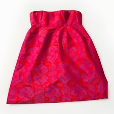 J. Crew Women's Size 6 Strapless Dress Silk Cotton Pockets