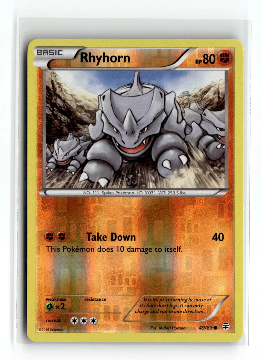 Rhyhorn Pokémon TCG Cards for sale | eBay