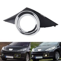 FüR Peugeot 207 2006-09 Vorne StoßStange Nebel Lichabdeckung Einfassung Grill