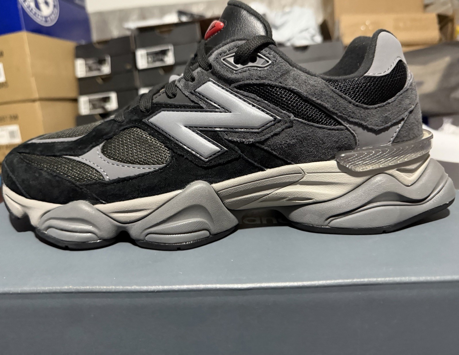 New Balance 9060 Black Castlerock Grey Size 11 Men’s