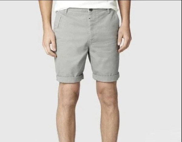 Men AllSaints Shorts Grey 28 / XS / 42