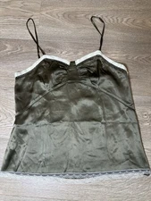 SEE BY CHLOE Silk Tank Belted Top Sz 8(USA 8)