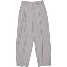 Vivere Grey Striped Trousers