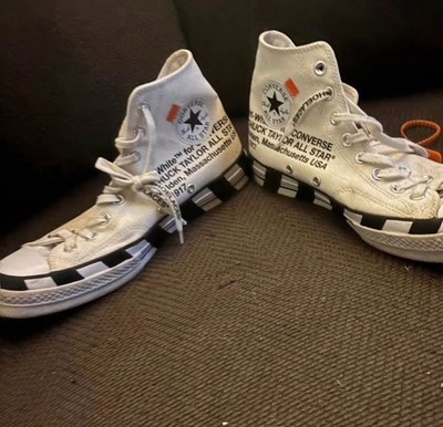 Converse Chuck 70 Off-White Sneakers Size 10