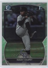 2023 Bowman Draft Chrome Lunar Glow Refractor Isaiah Coupet #BDC-37 0hw6