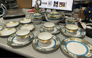 Noritake Hand Painted Tea Set | eBay