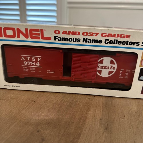 Vintage Lionel Santa Fe Box Car O 027 Gauge 6-9784 ATSF 9784 Train NIB Collector - Picture 4 of 4