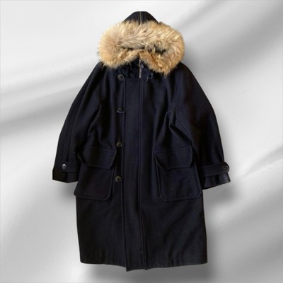 Hysteric Glamour Wool Mods Coat Navy Size S Excellent Condition | eBay