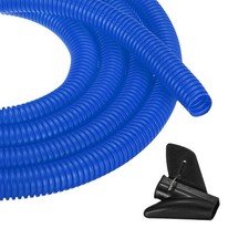 5/8 Inch 10ft Split Wire Loom Tubing, Flexible Cord Protectors, Blue