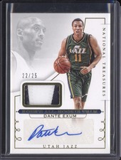 Dante Exum 2014-15 Panini National Treasures Kobe-De All-Rookie Team Auto /25