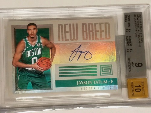 Jayson Tatum #NB-JYT 2017 Panini Status New Breed card