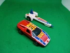 Vintage Hot Wheels  Red Mercedes Benz C-111 & Rocket Car
