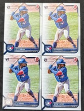 OTTO LOPEZ (4) 2022 Bowman RC Rookie Card Logo MARLINS #65 QTY. rookie card picture