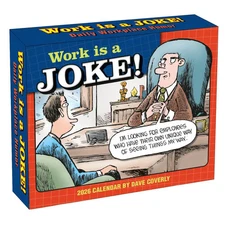 Sellers Publishing,  Work is a Joke 2026 Desk Calendar, 5.9'' X 5.2'', Daily Cal