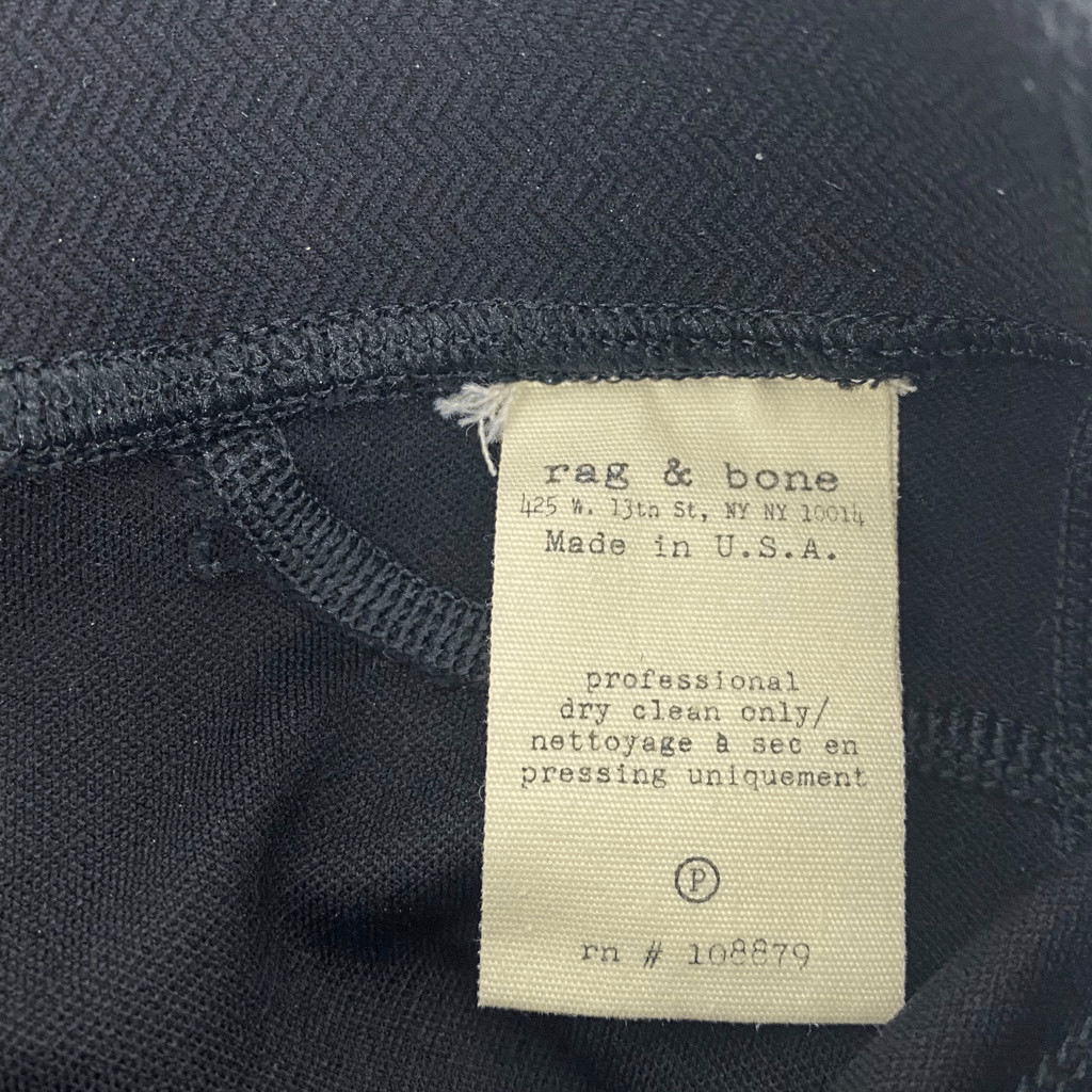 Rag & Bone The Lawson Leggings size Small Black C… - image 8