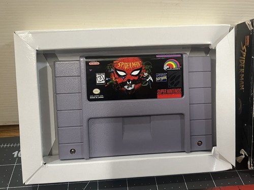 Spider-Man (SNES) Super Nintendo. CIB, manual, insert, box. - Picture 3 of 8