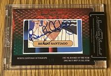 Benito Santiago 2013 Tristar Signa Cuts Honors Autograph #1/5 - San Diego Padres