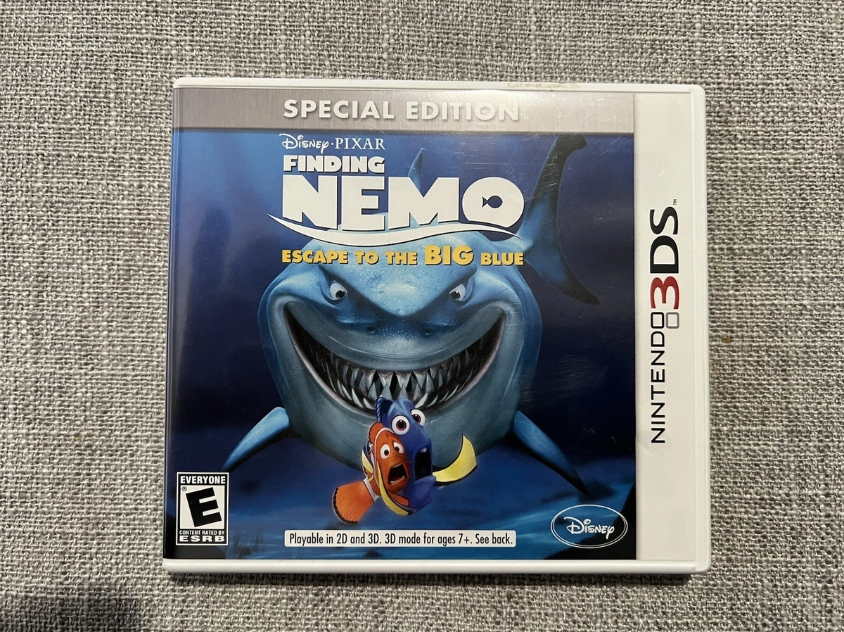 Finding Nemo Escape To The Big Blue Nintendo 3DS Game CASE