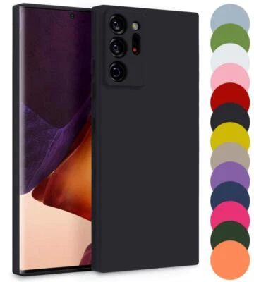 DBSW TRADING GMBH Silikon Hülle für Samsung Galaxy Note 20 Ultra Zweilagig Innenfutter Kameraschut