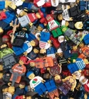 Lego Minifigures Bulk Lot 100 Random Minis Complete W Hat Hair or Accessory