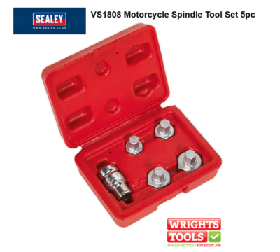 Sealey VS1808 Motorcycle Spindle Tool Set 5pc Post for sale online 
