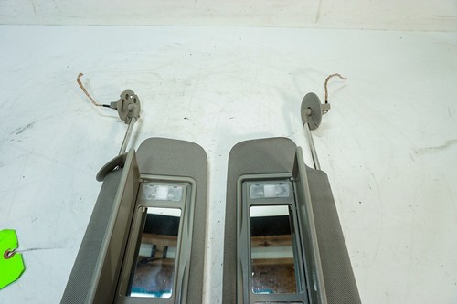 14-19 Cadillac CTS Luxury OEM Front Left & Right Sun Visors Sunvisors Cloth 5054 - Picture 9 of 14