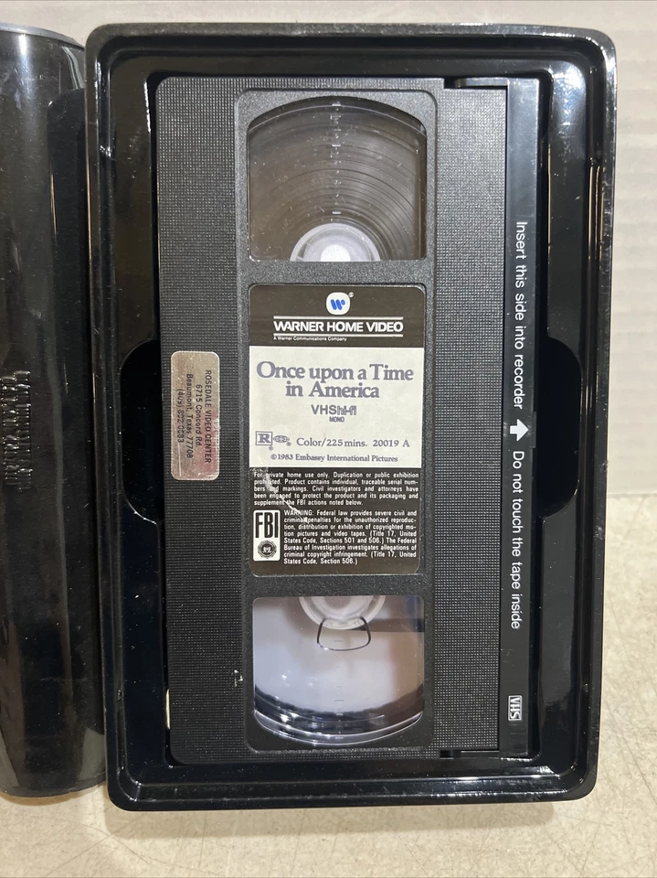 Once Upon A Time In America - 2 VHS Tapes ( 1968 ~ 1969 ) With Clamshell Case - Image 3 of 4