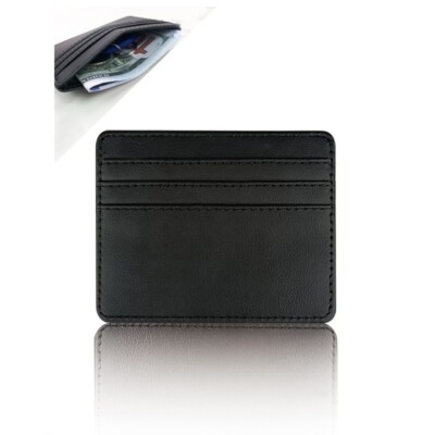 Luxus Hochwertig Weiches Leder Slim Etui Id Kredit Münzen Karte Halter Geschenk