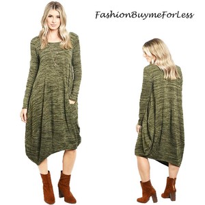 boho sweater dress