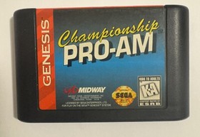 Sega Genesis - Championship Pro-Am - COMPLETE Game, Box, Manual + Reg Card